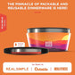 1 Quart Collapsible Insulated Bowl with Lid