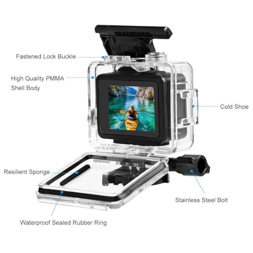 Waterproof Case for Go Pro Hero 4K