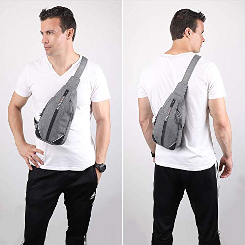 Small Crossbody Sling Backpack Anti Theft Backpack for Traveling Chest Bags for Men&Women Multipurpose Casual Daypack Hiking Shoulder Bag