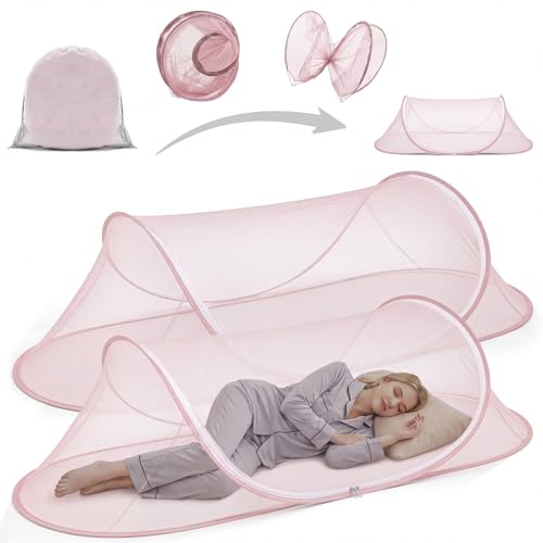 2 Pcs Mosquito Netting for Camping Bed 78 * 31 * 22 Inch (2 Count)
