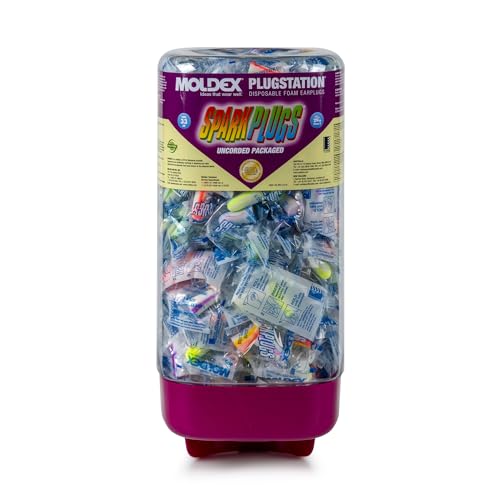 Moldex SparkPlugs PlugStation Uncorded Disposable Foam Earplug Dispenser 6605