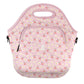 LunchTote Zippered Bag Insulated Neoprene Caddy (Cherry Bomb / X-Large 6.5 Quart Lunch Tote)