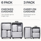 Ultralight Compression Packing Cubes for Travel (3 Count)