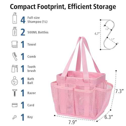 Mesh Shower Caddy Portable