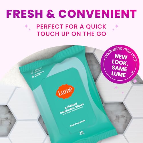 Acidified Deodorant Wipes (15 Count)