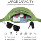Large Crossbody Fanny Pack Belt Bag with 4