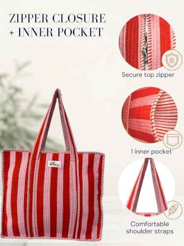 100% Cotton Quilted Tote Bag For Women