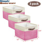 15" x 11" Large Fabric Storage Bin (3 Count)