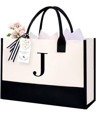 Initial Tote Bag