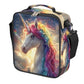 Unicorn Galaxy Cute Kids Lunch Box for Girls Boys Reusable Insulated Lunch Bag for Kids Toddler Thermal Cooler Spacious Lunchbox with Shoulder Strap Lunchbag for School Work Picnic (A09:Unicorn)