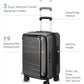 Top Opening Expandable Carry On Suitcase