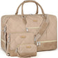 Weekender Bag for Women 21.5" Travel Duffel Large Carry On Bag 3PCS (3 Count)