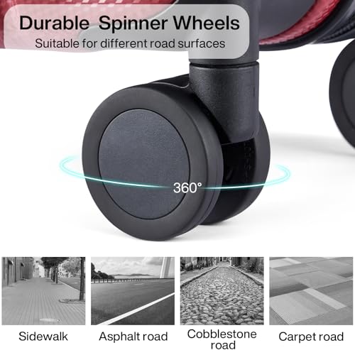 Luggage Sets 2 piece Carry On Luggage with Wheels PC Hard Shell Suitcases Lightweight Checked Travel Luggage Large Travel Suitcase Woman Men 20 (2 Count)