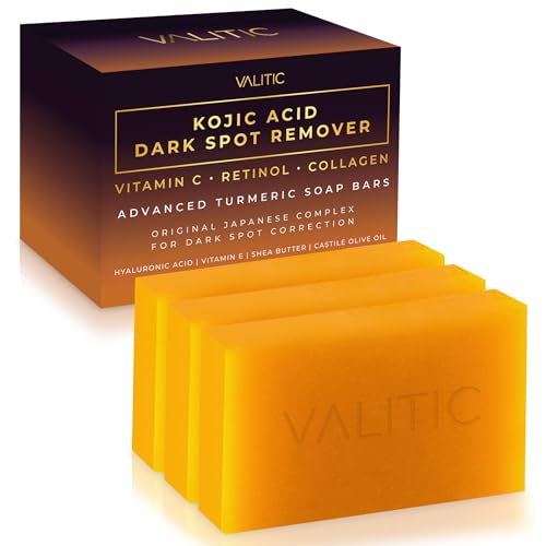 Kojic Acid Dark Spot Remover Soap Bars (10.56 Ounce)
