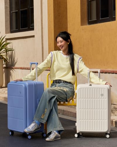 Expandable Top Open Luggage Sets 2 Piece with Spinner Wheel (2 Count)