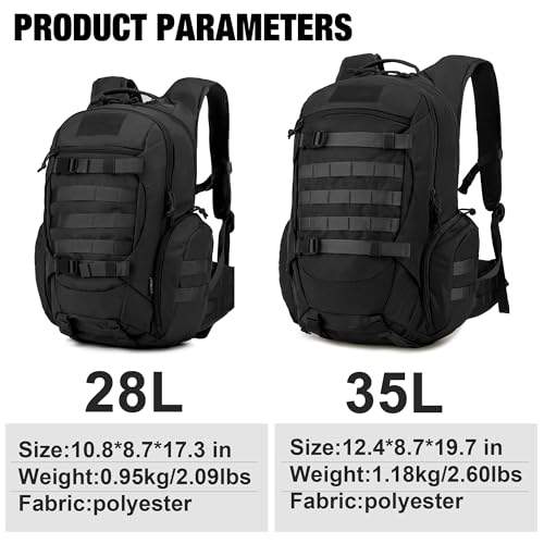 35L Tactical Backpack for Men