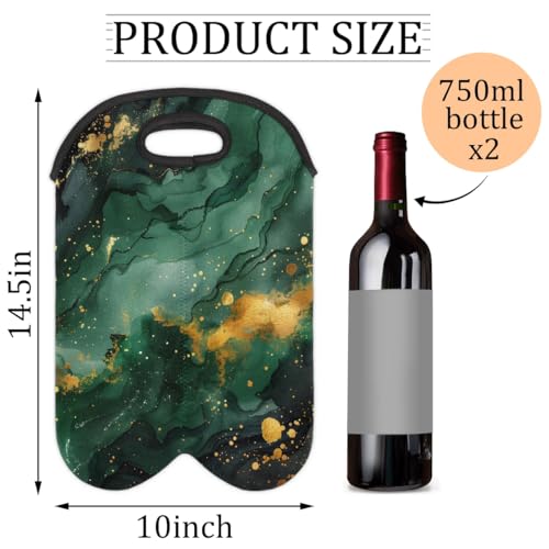 Wine Carrier Tote Personalized Bag for 2 Bottles