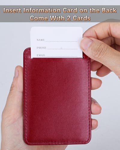 Leather Luggage Tags for Suitcases (3 Count)
