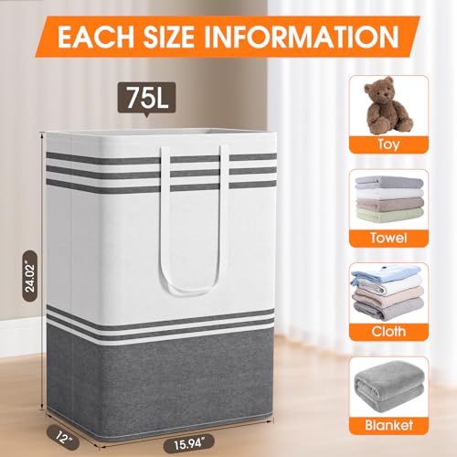 3 Pack Large Laundry Baskets (3 Count)