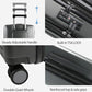 Hardside Expandable Carry On Luggage 22x14x9 Airline Approved With Front Business Pockets