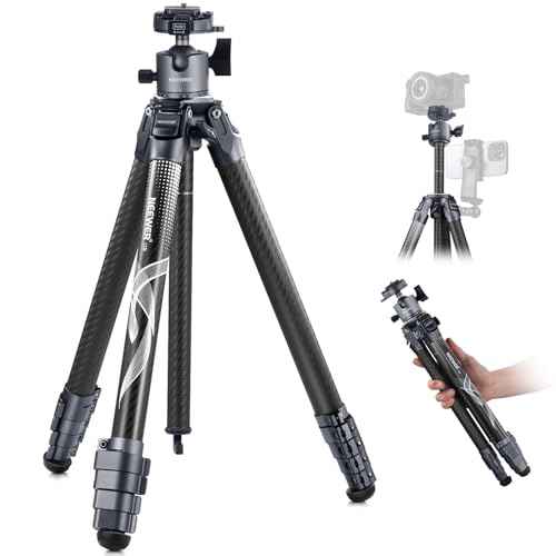 LITETRIP LT34 62" Travel Tripod Carbon Fiber with Removable 360° Panorama Head