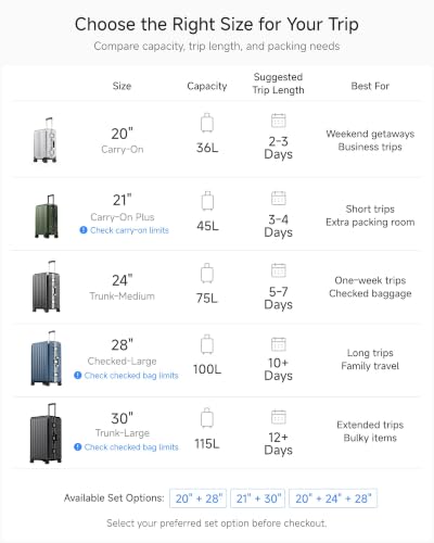 24 Inch Zipperless Checked Luggage