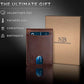 RFID Blocking Slim Bifold Genuine Leather Minimalist Front Pocket Wallets for Men with Money Clip Thin Gift