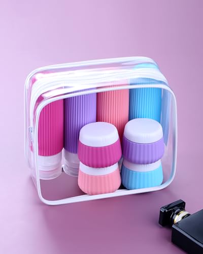 Travel Bottles for Toiletries 8 Pack (8 Count)