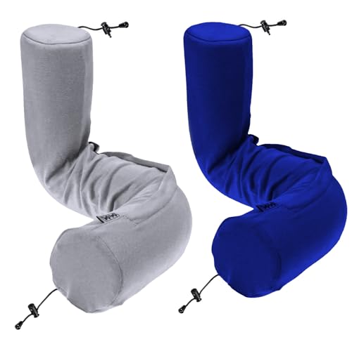 Twist Memory Foam Travel Pillow for Airplanes