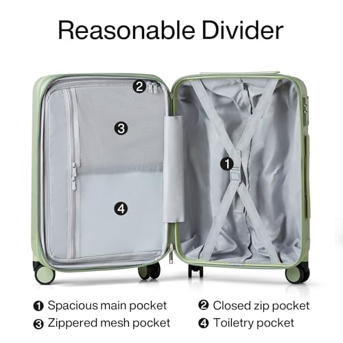 29 Inch Expandable Large Checked Luggage with 8 Spinner Wheels