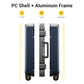 Zipperless Checked Luggage with Aluminum Frame