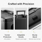 Gibraltar Aluminum Zipperless Luggage 20 Inch
