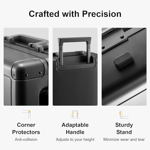 Gibraltar Aluminum Zipperless Luggage 20 Inch