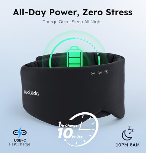 Luxury Bluetooth 5.4 Sleep Mask for Adults
