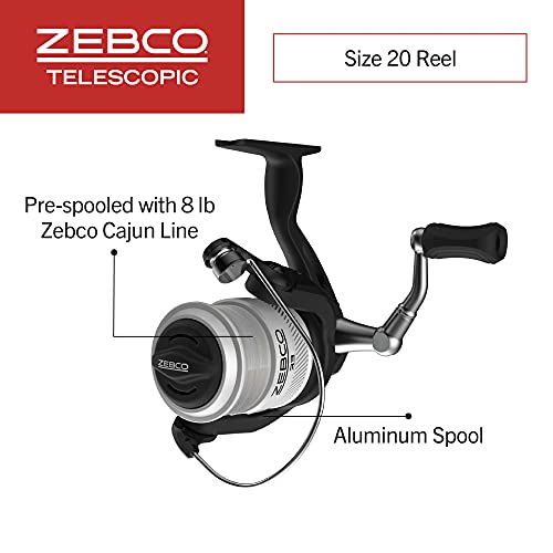 33 Spinning Reel and Telescopic Fishing Rod Combo