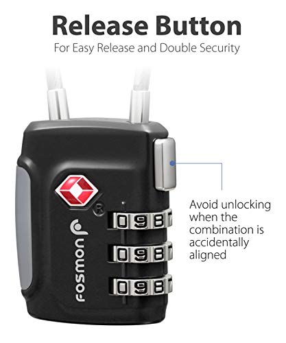 TSA Approved Cable Luggage Locks
