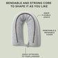 Twist Memory Foam Travel Pillow