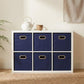 Fabric Storage Bins 6 Piece Set (6 Count)