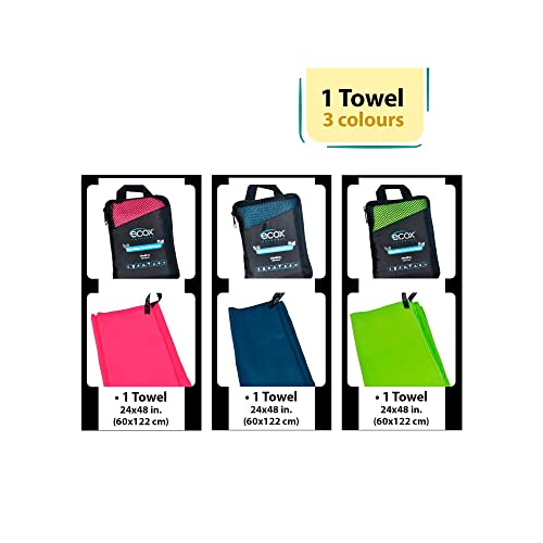 Outdoors Microfiber Towel Fast Drying Soft Feel Fast Action Drying for Gym Beach Outdoors