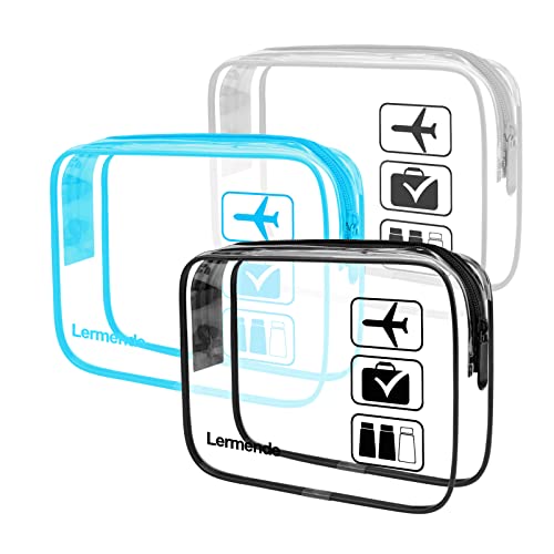 Clear Toiletry Bag TSA Approved Quart Size Travel Carry On