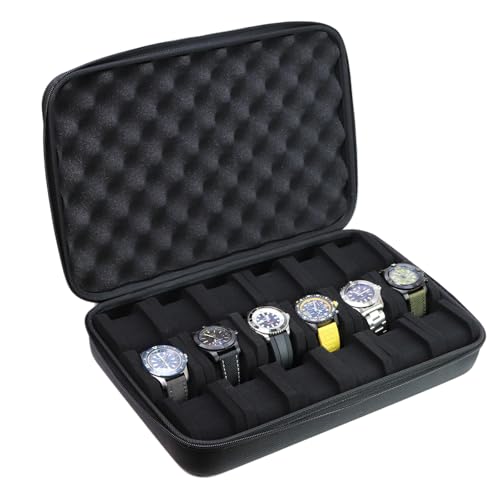 18 Slots Hard Watch Travel Case