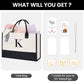 Initial Tote Bag