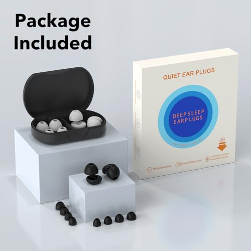 40dB Ear Plugs for Sleeping Noise Cancelling Ear Plugs for Noise Reduction & Snoring