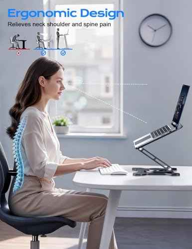 360° Rotating Laptop Stand for Desk
