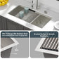 36 Inch Double Bowl Kitchen Sink Ledge Workstation Sinks Double Bowl 60