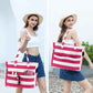 Waterproof Beach Tote Pool Bags for Women Ladies Extra Large Carry On Bag With Wet Compartment for Weekender Travel
