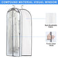 Clear Garment Storage with 4" Gusseted Hanging Covers