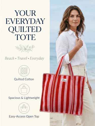 100% Cotton Quilted Tote Bag For Women