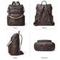 Vegan Leather Laptop Backpack for Women 15.6 inch Work Backpack Fashion Travel Backpack Purse for Travel College Work