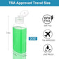 Travel Bottles for Toiletries Plastic Squeeze Bottles 5pcs 2 oz TSA Approved Travel Size Containers Refillable Cosmetic Containers Kit Leak proof Shampoo Conditioner Travel Essentials (5 Count)